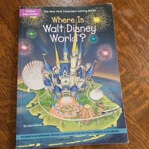 Disney 'Where Is Walt Disney World?' Book - Blue and Green